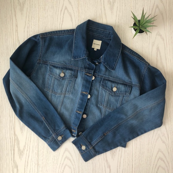 NWOT Eight Dreams Cropped Denim Jacket - Picture 1 of 7